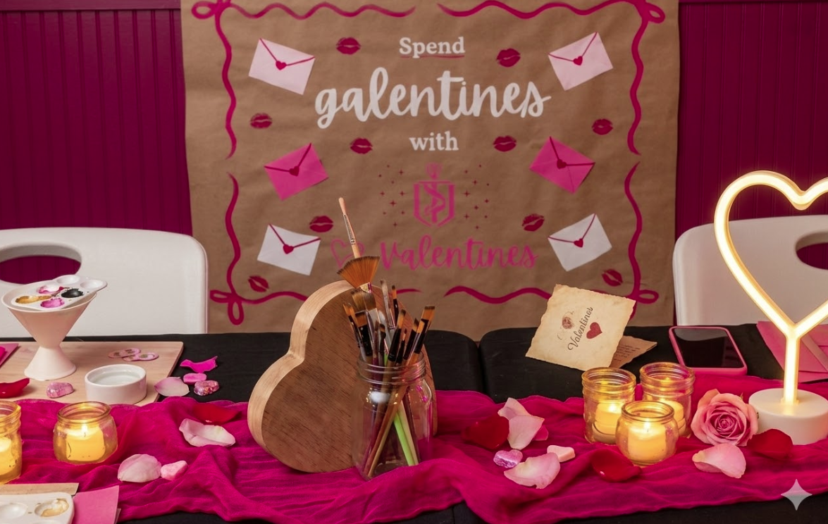Galentine's Pottery Party